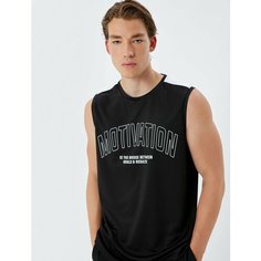 Майка спортивная KOTON, размер M, черный