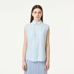Рубашка LACOSTE, размер T34, голубой