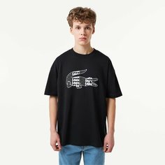Футболка LACOSTE, размер T6, черный
