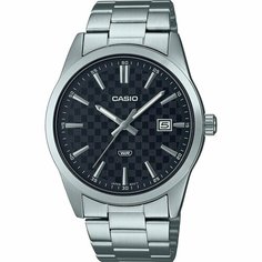 Наручные часы CASIO, серебряный, черный