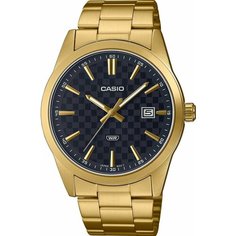 Наручные часы CASIO, черный, золотой