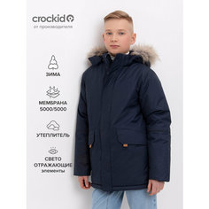 Куртка crockid, размер 146-152/80/69, синий