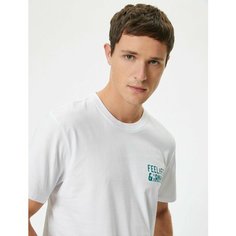 Футболка KOTON, размер XXL, белый