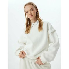Свитшот KOTON, размер XS, , бежевый