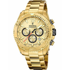 Наручные часы FESTINA Timeless Chrono, золотой