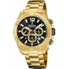 Наручные часы FESTINA Timeless Chrono, черный