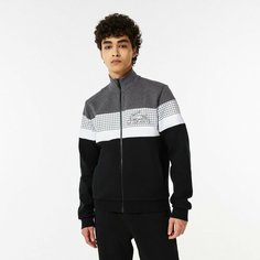 Толстовка LACOSTE, размер T6, , темно-серый/черный/серый