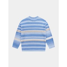 Джемпер SYSTEM STUDIOS Color Block Crochet, размер M, , голубой