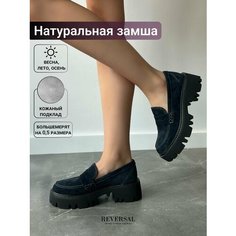 Лоферы Reversal, размер 37, черный, синий