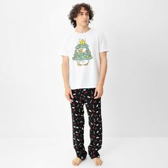 Пижама Kaftan, размер 48, черный