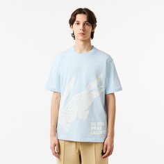 Футболка LACOSTE, размер T7, голубой