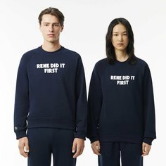 Свитшот LACOSTE, размер TXL, , темно-синий