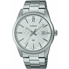 Наручные часы CASIO, белый, серебряный