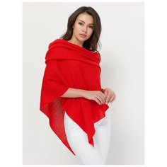 Пончо Lesnikova Design, размер 42-50, красный