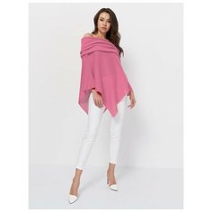 Пончо Lesnikova Design, размер 42-50, розовый