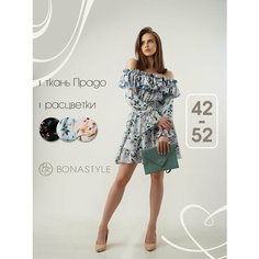 Платье BONASTYLE, размер 42-44, голубой