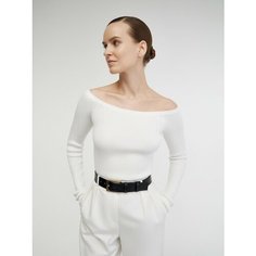 Лонгслив ANNA PEKUN, размер XS/S, , белый