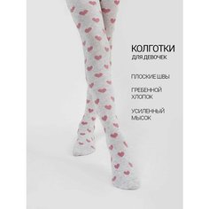 Колготки MARK FORMELLE, 100 den, размер 104-110, св.серый меланж