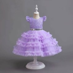 Платье, размер 130, purple Max Garment