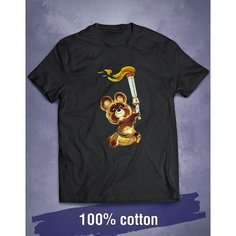 Футболка, 1 шт., размер 2XL, черный Bee Key