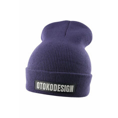 Шапка бини OTOKODESIGN, размер Универсальный, темно-серый