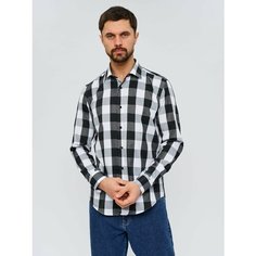 Рубашка BAWER, размер XXL, черный/белый