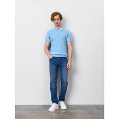 Джинсы классические JUST CLOTHES, размер 38/32, синий