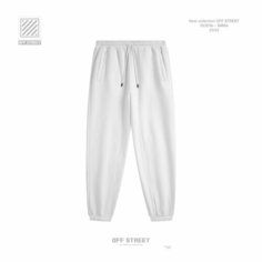 Брюки спортивные OFF STREET, размер XL, белый