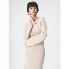 Платье KIVI CLOTHING, размер 40-46, бежевый