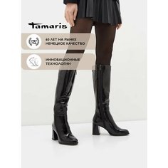 Сапоги Tamaris, полнота F (EU)/ на среднюю стопу, размер 41, черный