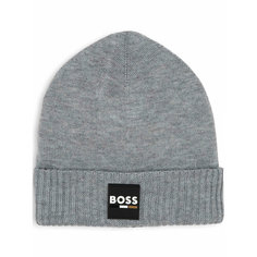 Шапка BOSS, размер 54, серый