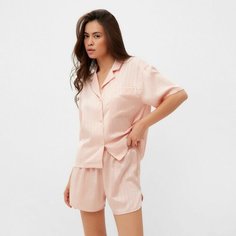 Пижама Kaftan, размер 48, розовый