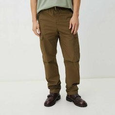 Брюки карго Maison David, размер 3XL, зеленый, коричневый