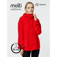 Худи molti, размер XS/S, , красный