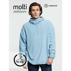 Худи molti, размер M/L, , голубой