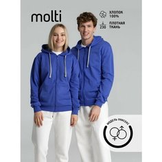 Худи molti, размер L, , синий