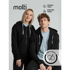 Худи molti, размер XXL, , черный