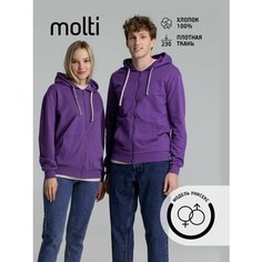Худи molti, размер L, , фиолетовый