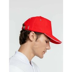 Бейсболка molti, размер 56-58, красный
