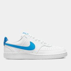 Кроссовки NIKE Court Vision Low Next Nature, размер 7.5 US, белый/голубой