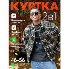 Куртка-рубашка MTFORCE, размер 56, black