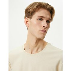Футболка KOTON, размер M, бежевый