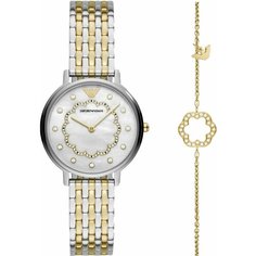 Наручные часы EMPORIO ARMANI, серебристый/золотистый