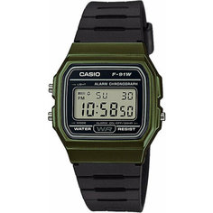 Наручные часы CASIO, зеленый/черный