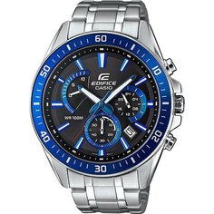 Наручные часы CASIO, серебристый/синий