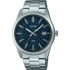 Наручные часы CASIO, серебристый синий