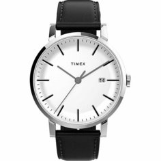 Наручные часы TIMEX, белый, серебряный