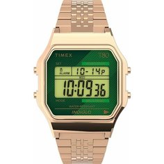 Наручные часы TIMEX T80, золотистый