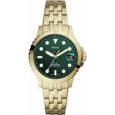 Наручные часы FOSSIL, золотой/зеленый