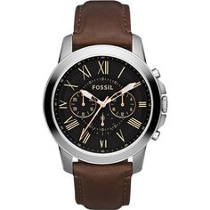 Наручные часы FOSSIL, коричневый